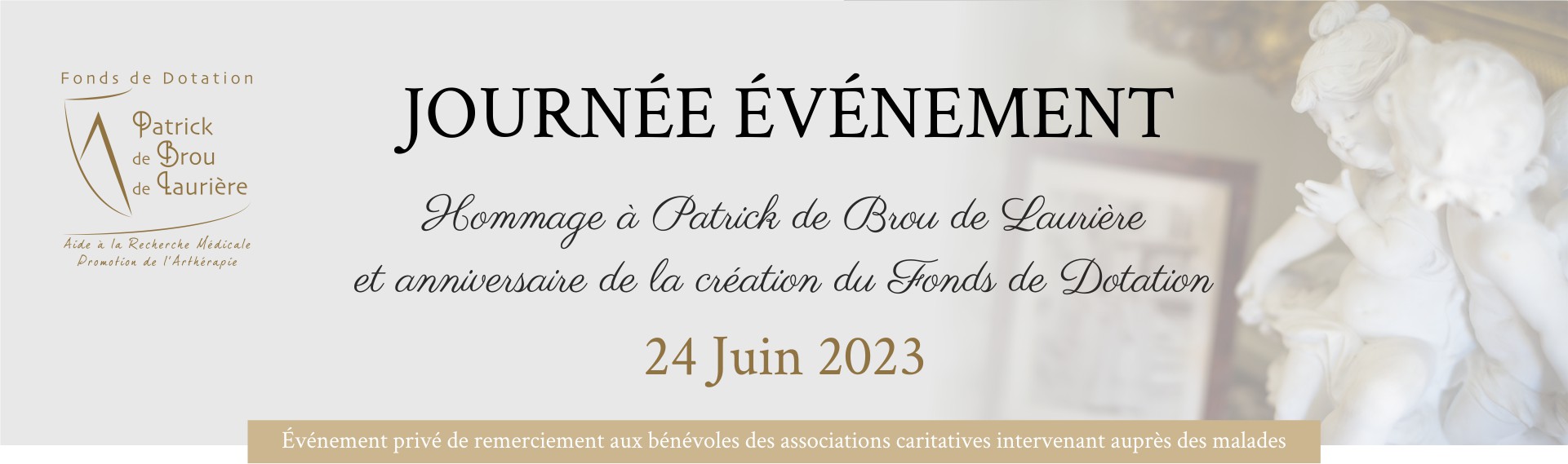 Hommage à Patrick de Brou de Laurière et anniversaire de la création du Fonds de dotation